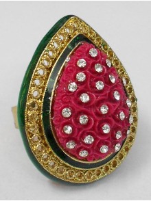 Kundan Finger Ring